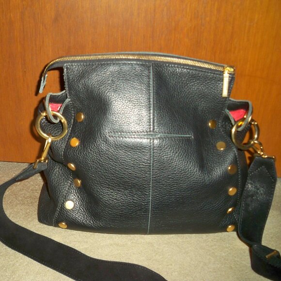 Hammitt Bryant Large Black Handbag with Gold Hardware-EUC, $525!! - Picture 2 of 4